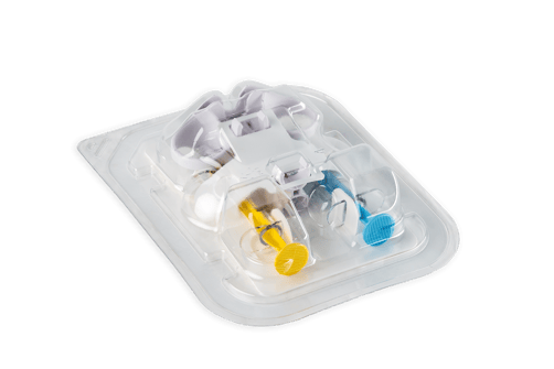 Medical Device in a tray with a lid