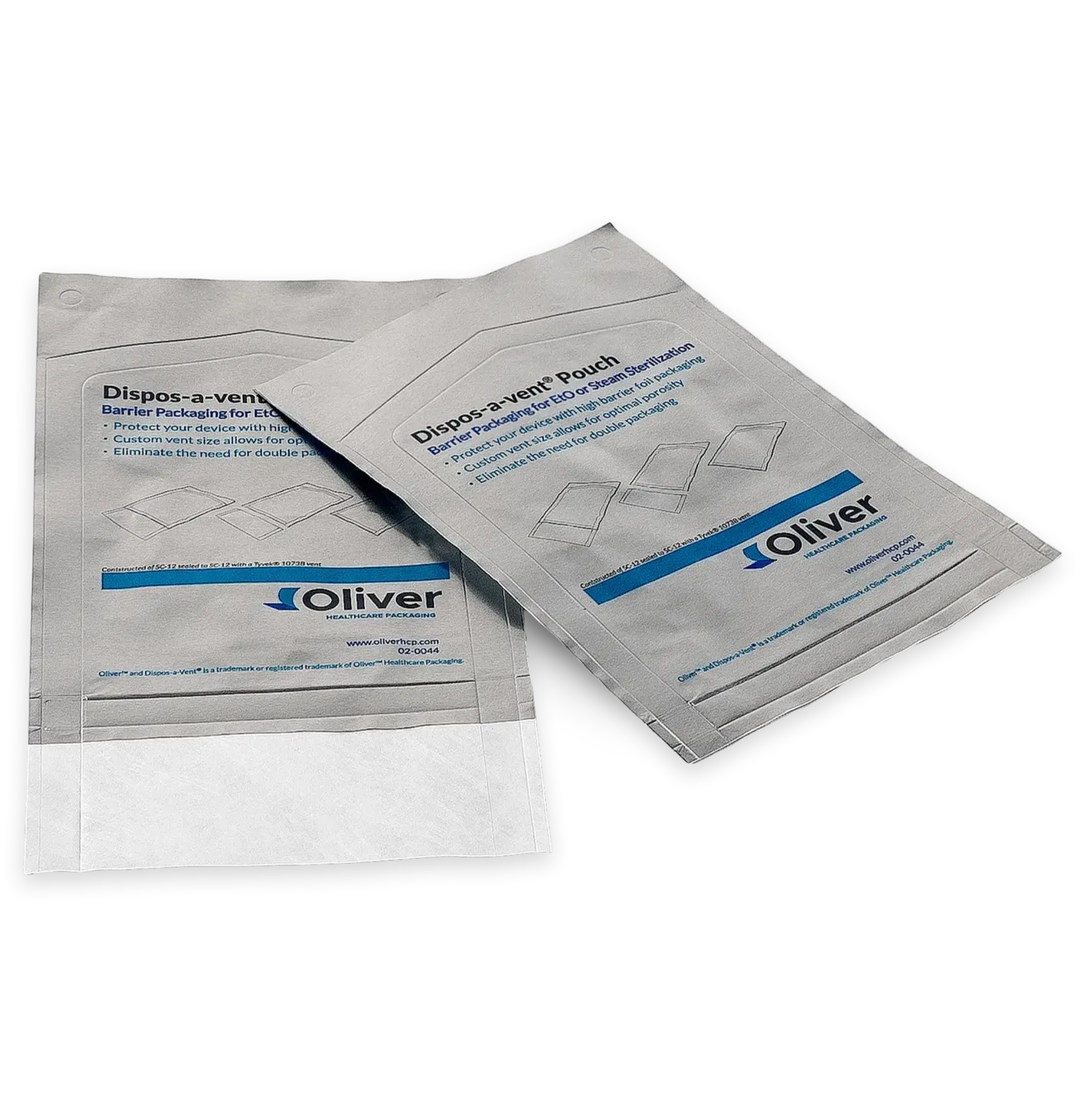 Pouch Dispos a vent for medical packaging with Oliver