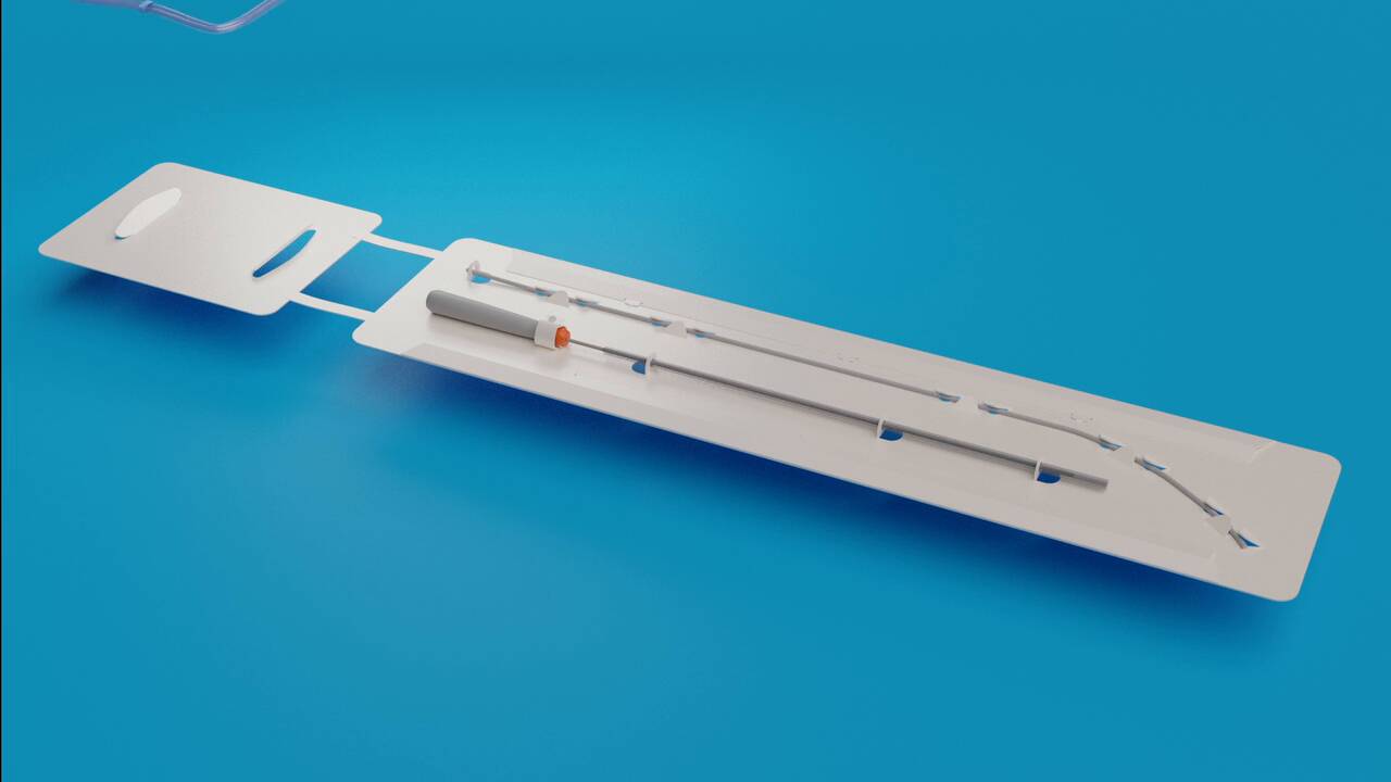 Long Catheter CleanCut Card Design