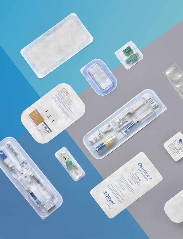 Die-Cut Lids for Medical Packaging  | Oliver Healthcare Packaging