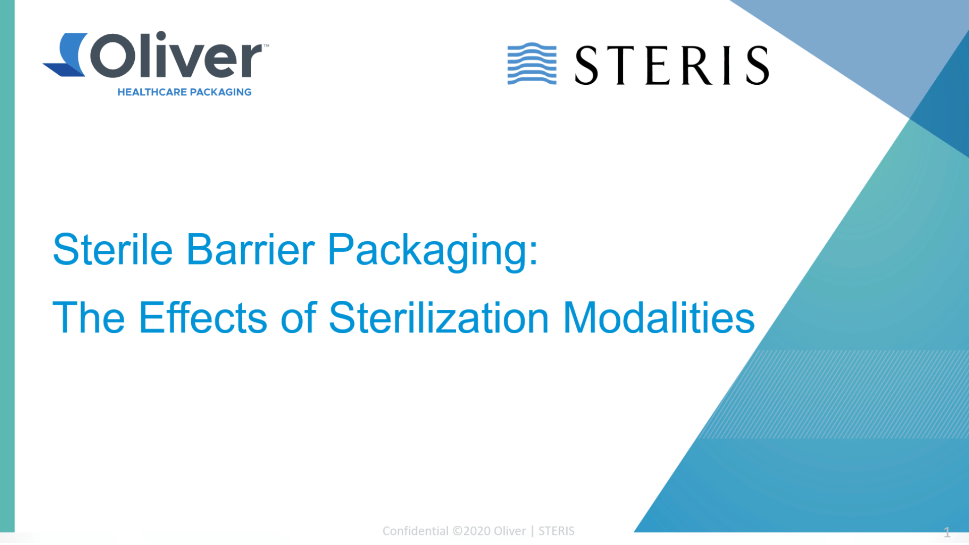 Sterile Barrier Packaging: The Effects of Sterilization Modalities
